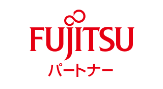 ロゴ：FUJITSU
